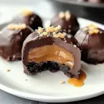Salted Caramel Fudge Truffles