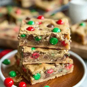 Gooey Christmas Cookie Bars Recipe