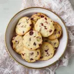 Cranberry Shortbread Cookies