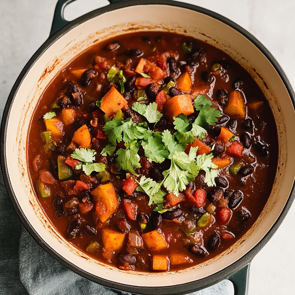 Sweet Potato and Black Bean Chili Recipe