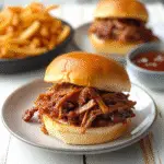 Cranberry Chipotle BBQ Pulled Pork Sliders