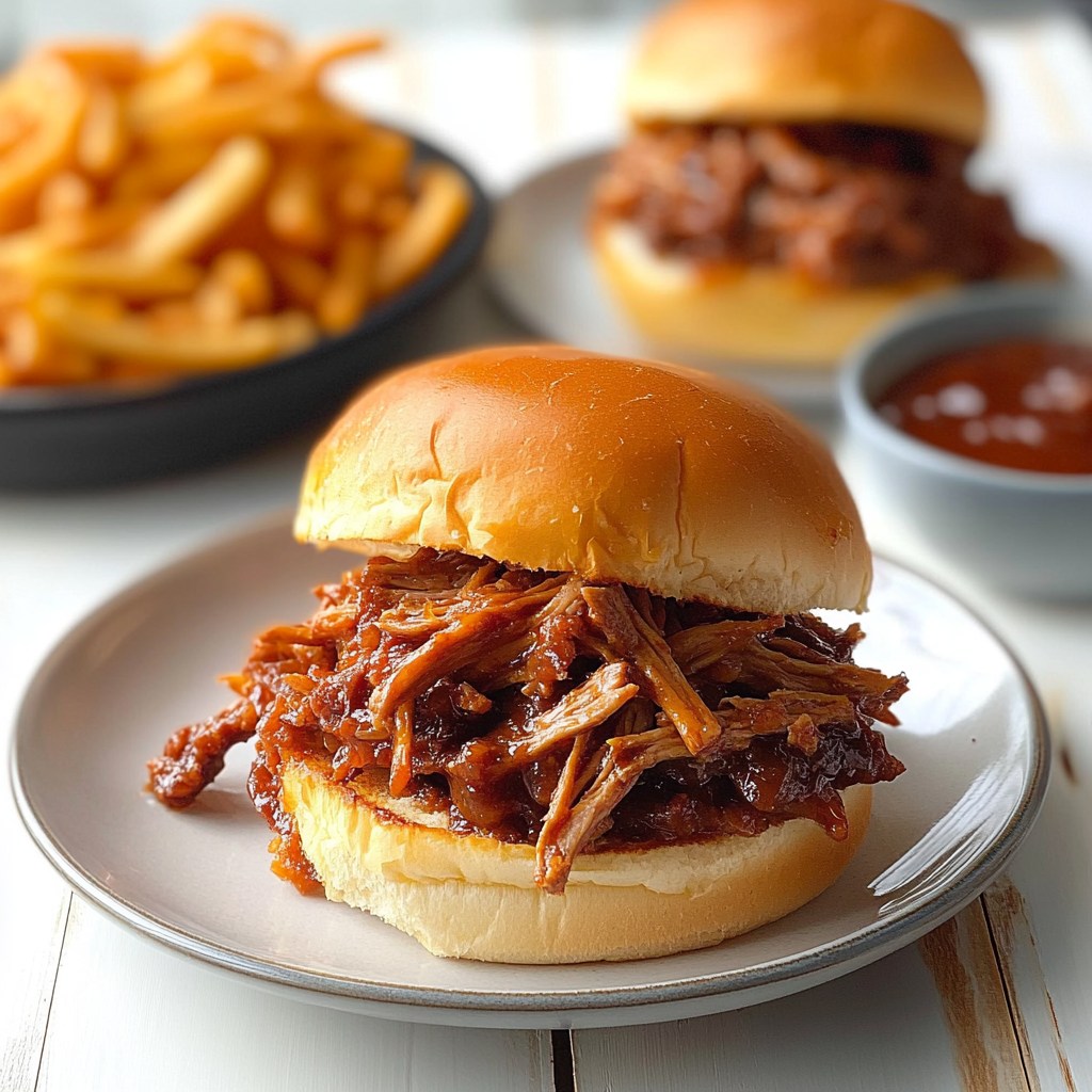 Cranberry Chipotle BBQ Pulled Pork Sliders