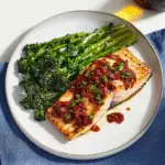 Buttery Baked Salmon with Broccolini Recipe