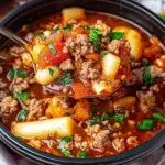 Classic Hamburger Soup Recipe