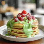 Grinch Pancakes