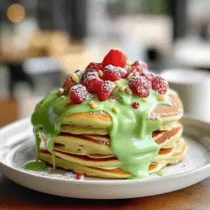 Grinch Pancakes