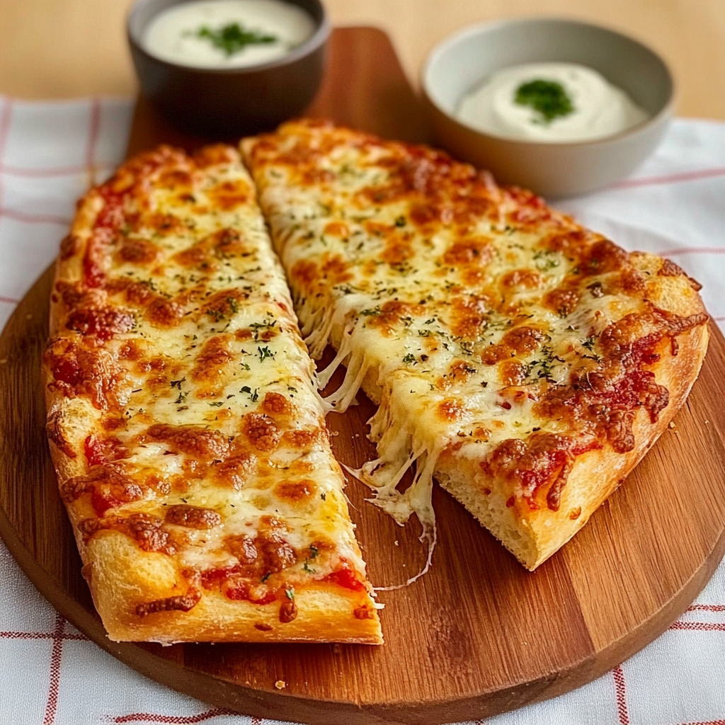 Cheesy Garlic Bread Recipe