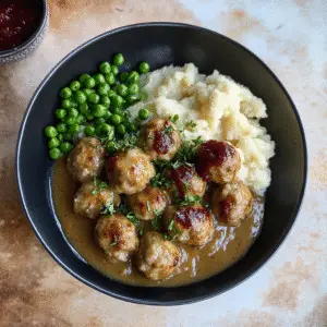 Swedish Meatballs in Creamy Gravy Recipe