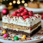 Christmas Cookie Lasagna