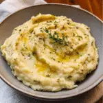 Creamy Mashed Potatoes with Herb & Garlic