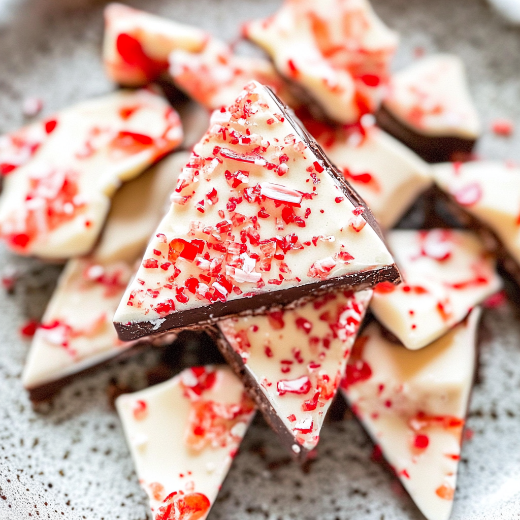 Salted Peppermint Chocolate Bark Recipe
