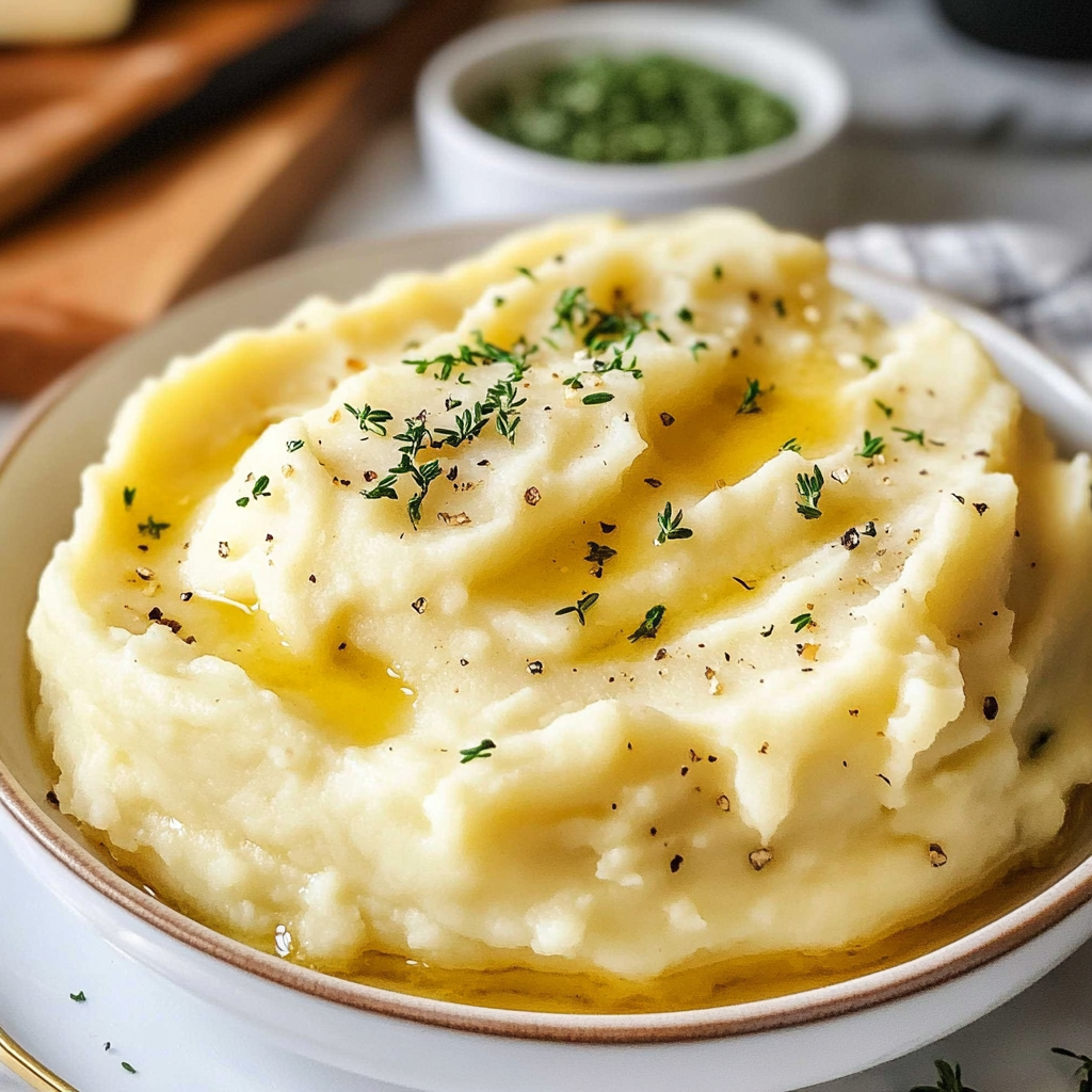 Creamy Garlic Mashed Potato Recipe