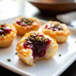 Baked Cranberry Brie Bites Recipe