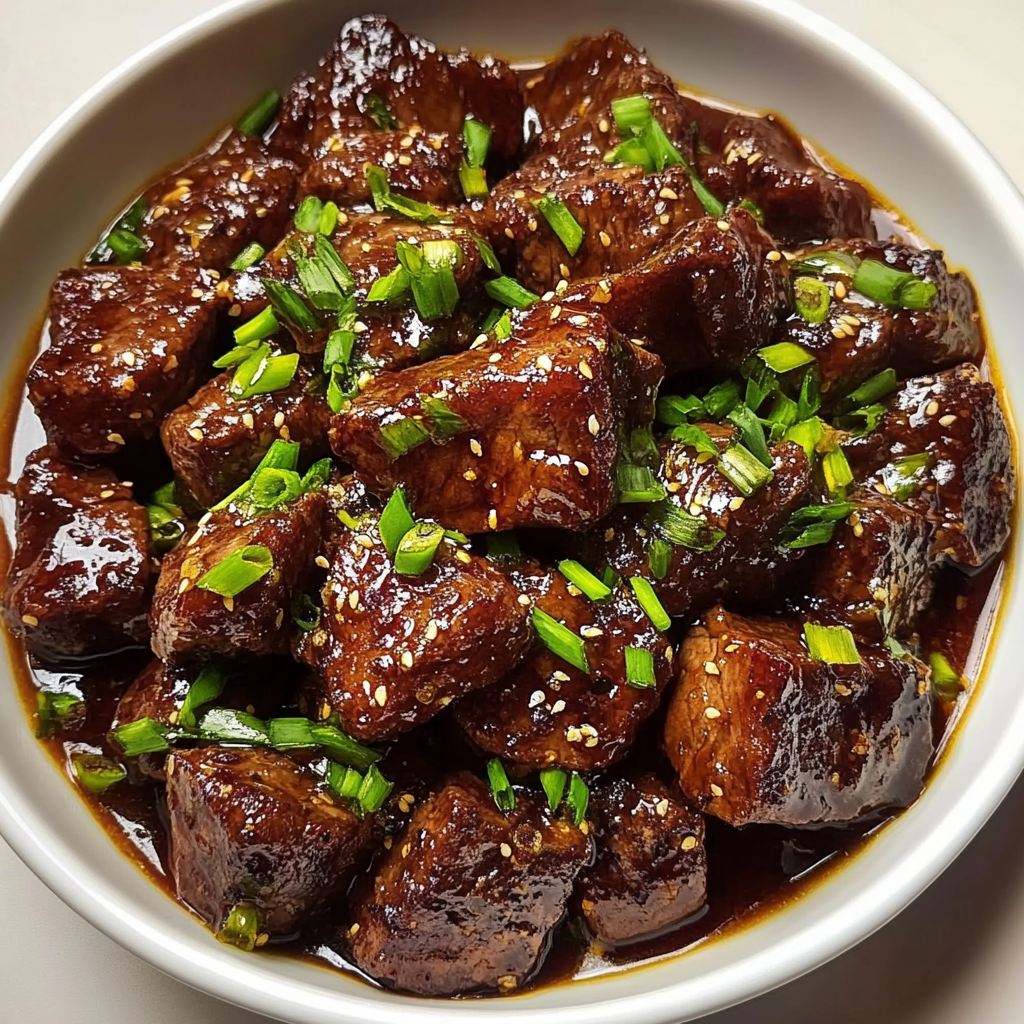 Sweet and Sticky Steak Bites Recipe