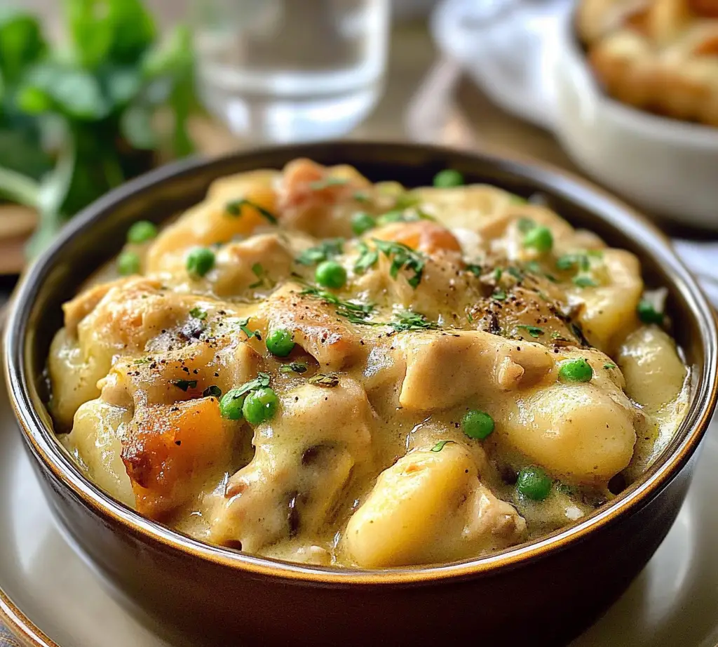 One Pot Gnocchi Chicken Pot Pie Recipe