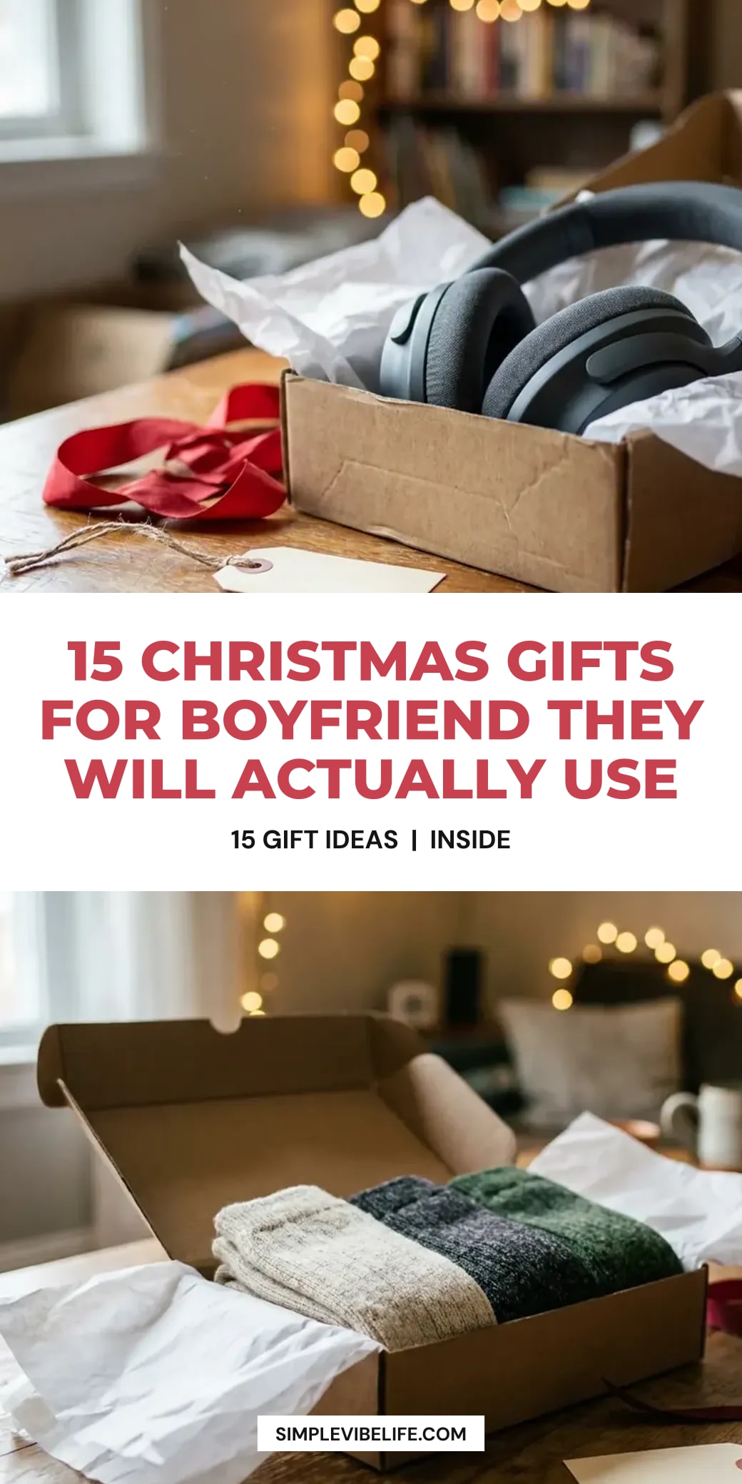 Christmas gifts for boyfriend: 15 practical ideas he will use every day