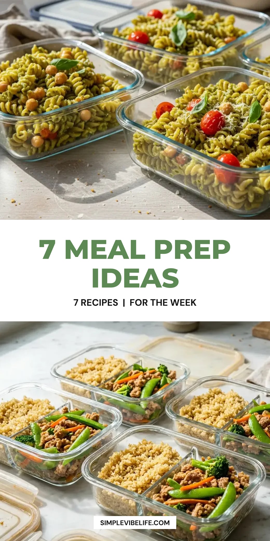 Meal Prep Ideas: 7 Simple Recipes for Lunches and Dinners to Make This Week